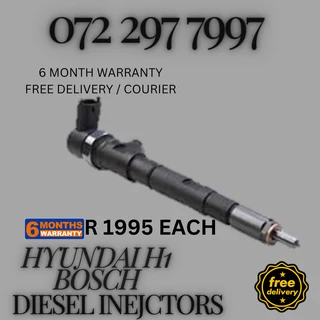 Hyundai H1 Bosch Diesel Injectors for sale on service exchange or to recon