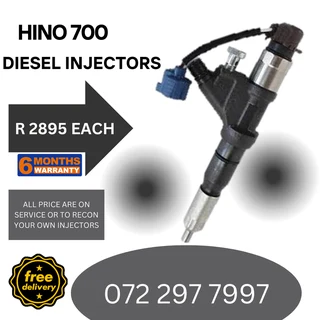 Hino 700 Diesel Injectors for sale on service exchange or to recon