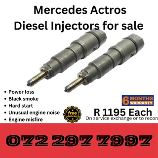 Mercedes Actros Diesel Injectors for sale on service exchange or to recon