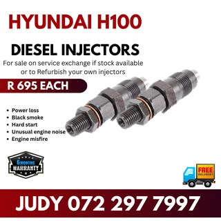 Hyundai H100 Diesel Injectors for sale on service exchange or to recon