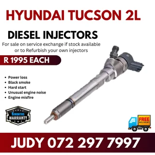 Hyundai Tucson Diesel Injectors for sale on service exchange or to recon