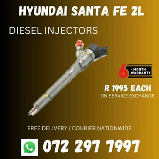Hyundai Santa FE 2L Diesel Injectors for sale