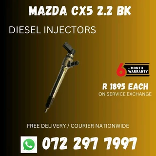 Mazda CX5 2.2 BK Diesel Injectors for sale