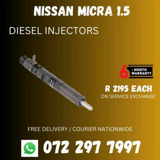 Nissan Micra 1.5 Diesel Injectors for sale