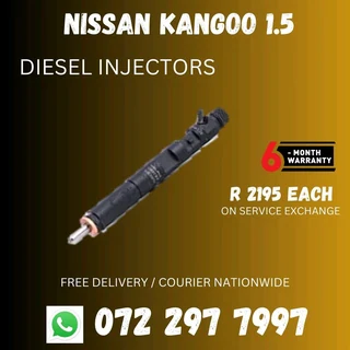 Nissan Kangoo 1.5 Diesel Injectors for sale