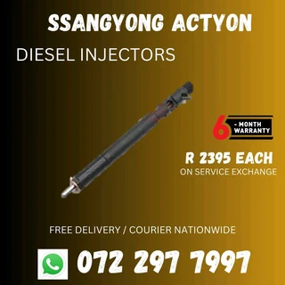 Ssangyong Actyon Diesel Injectors for sale