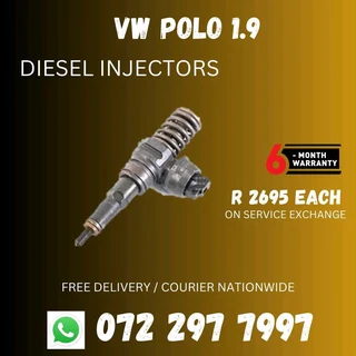 VW Polo 1.9 Diesel Injectors for sale