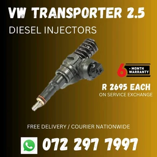 VW Transporter 2.5 Diesel Injectors for sale