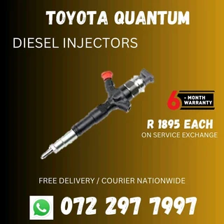 Toyota Quantum Diesel Injectors for sale