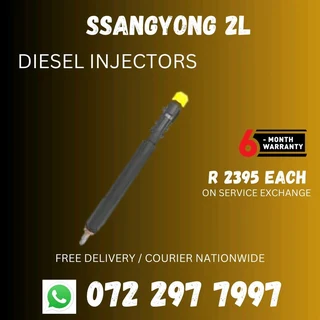 Ssangyong 2L Diesel Injectors for sale