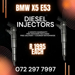 BMW X5 E53 Diesel Injectors for sale on service exchange or to recon