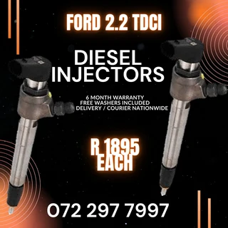 Ford 2.2 TDCI Diesel Injectors for sale on service exchange or to recon