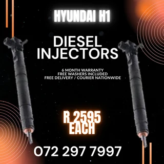 Hyundia H1 Diesel Injectors for sale on service exchange or to recon