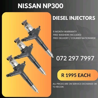 Nissan NP300 Diesel Injectors for sale