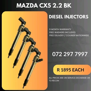 Mazda CX5 2.2BK Diesel Injectors for sale