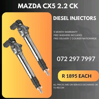 Mazda CX5 2.2 CK Diesel Injectors for sale