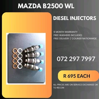 Mazda B2500 WL Diesel Injectors for sale