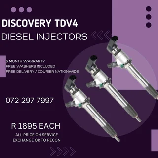 Discovery TDV4 Diesel injectors for sale