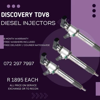 Discovery TDV8 Diesel Injectors for sale