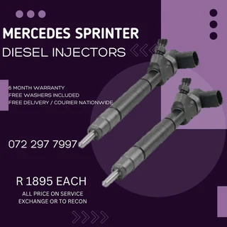 Mercedes Sprinter Diesel Injectors for sale
