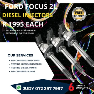 Ford Focus Diesel Injectors for sale on service exchange or to recon