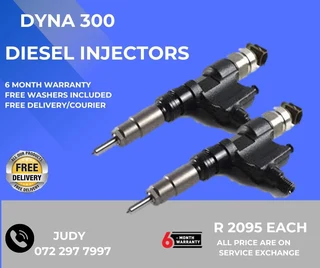 Dyna 300 Diesel Injectors for sale on service exchange or to recon