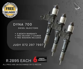 Dyna 700 Diesel Injectors for sale on service exchange or to recon