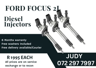 Ford Focus 2L Diesel Injectors for sale on service exchange or to recon