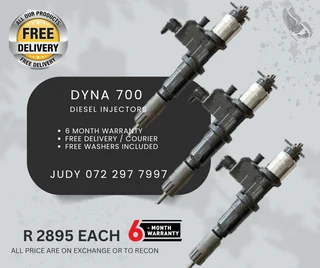 Dyna 700 Diesel Injectors for sale on service exchange or to recon