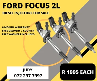 Ford Focus 2L Diesel Injectors for sale on service exchange or to recon