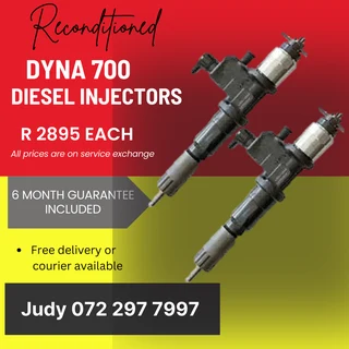 Dyna 700 Diesel Injectors for sale on service exchange or to recon