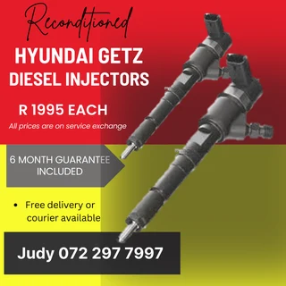 Hyundai Getz Diesel Injectors for sale on service exchange or to recon