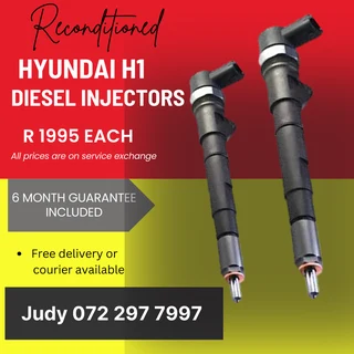 Hyundai H1 Diesel Injectors for sale on service exchange or to recon