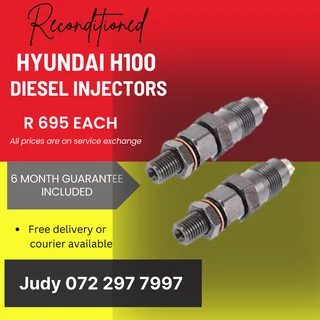 Hyundai H100 Diesel Injectors for sale on service exchange or to recon