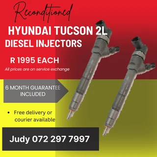 Hyundai Tucson 2L Diesel Injectors for sale on service exchange or to recon
