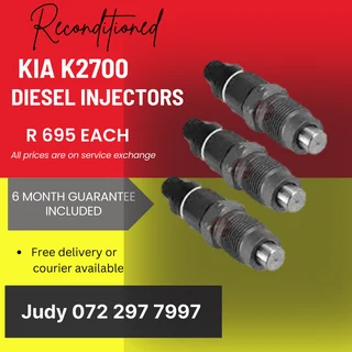 Kia K2700 Diesel Injectors for sale on service exchange or to recon