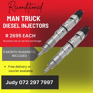Man Truck Diesel Injectors for sale on service exchange or to recon