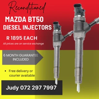 Mazda BT50 Diesel Injectors for sale on service exchange or to recon