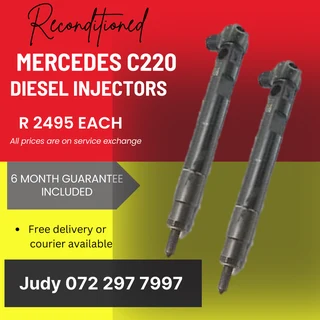Mercedes C220 Diesel Injectors for sale on service exchange or to recon