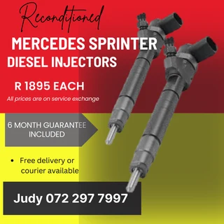 Mercedes Sprinter Diesel Injectors for sale on service exchange or to recon