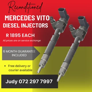 Mercedes Vito Diesel Injectors for sale on service exchange or to recon