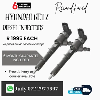 Hyundai Getz Diesel Injectors for sale on service exchange or to recon