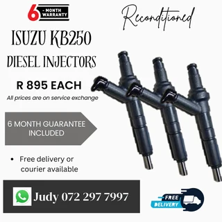 Isuzu KB250 Diesel Injectors for sale on service exchange or to recon