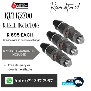 Kia K2700 Diesel Injectors for sale on service exchange or to recon