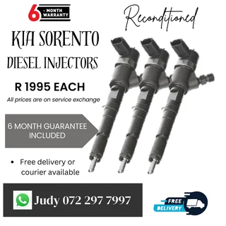 Kia Sorento Diesel Injectors for sale on service exchange or to recon