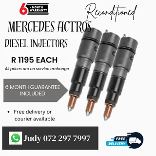 Mercedes Actros Diesel Injectors for sale on service exchange or to recon