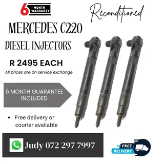 Mercedes C220 Diesel Injectors for sale on service exchange or to recon
