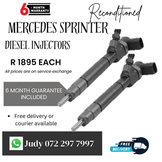Mercedes Sprinter Diesel Injectors for sale on service exchange or to recon