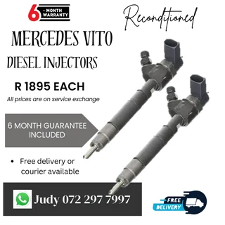 Mercedes Vito Diesel Injectors for sale on service exchange or to recon