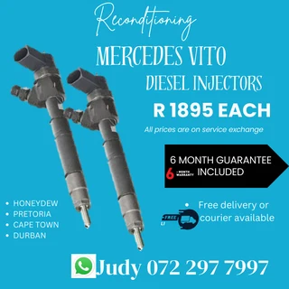 Mercedes Vito Diesel Injectors for sale on service exchange or to recon